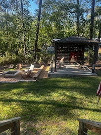 Amazing fire pit area
