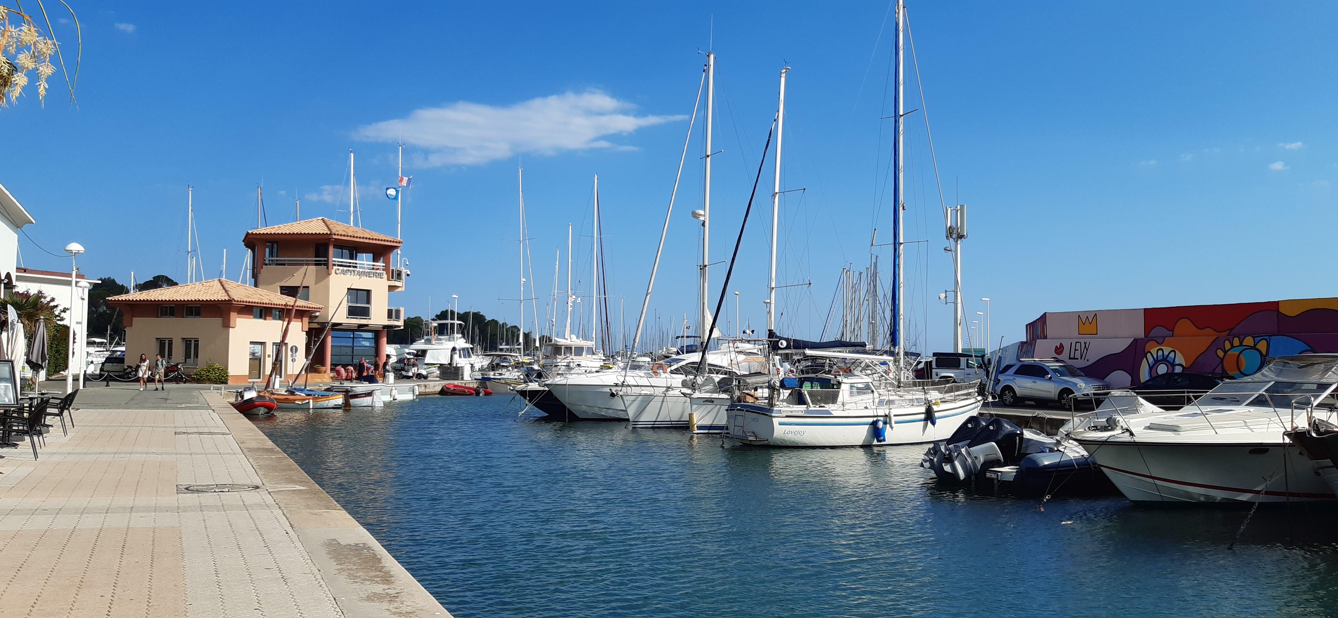 The marina