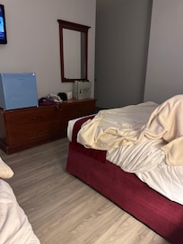 Room with fridge