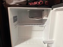 Mini Fridge-no microwave in room