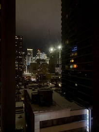 This was my nightly view from the hotel room (minus the apartments across the street but I obviously wanted to avoid photographing anyone in their homes).