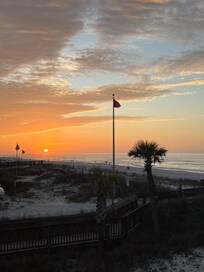 Morning sunrise from the deck.