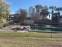 Pool outside the condo that is unusable