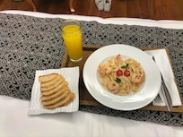 La pasta estuvo deliciosa lo volví a pedir dos veces porque de verdad fue lo mejor