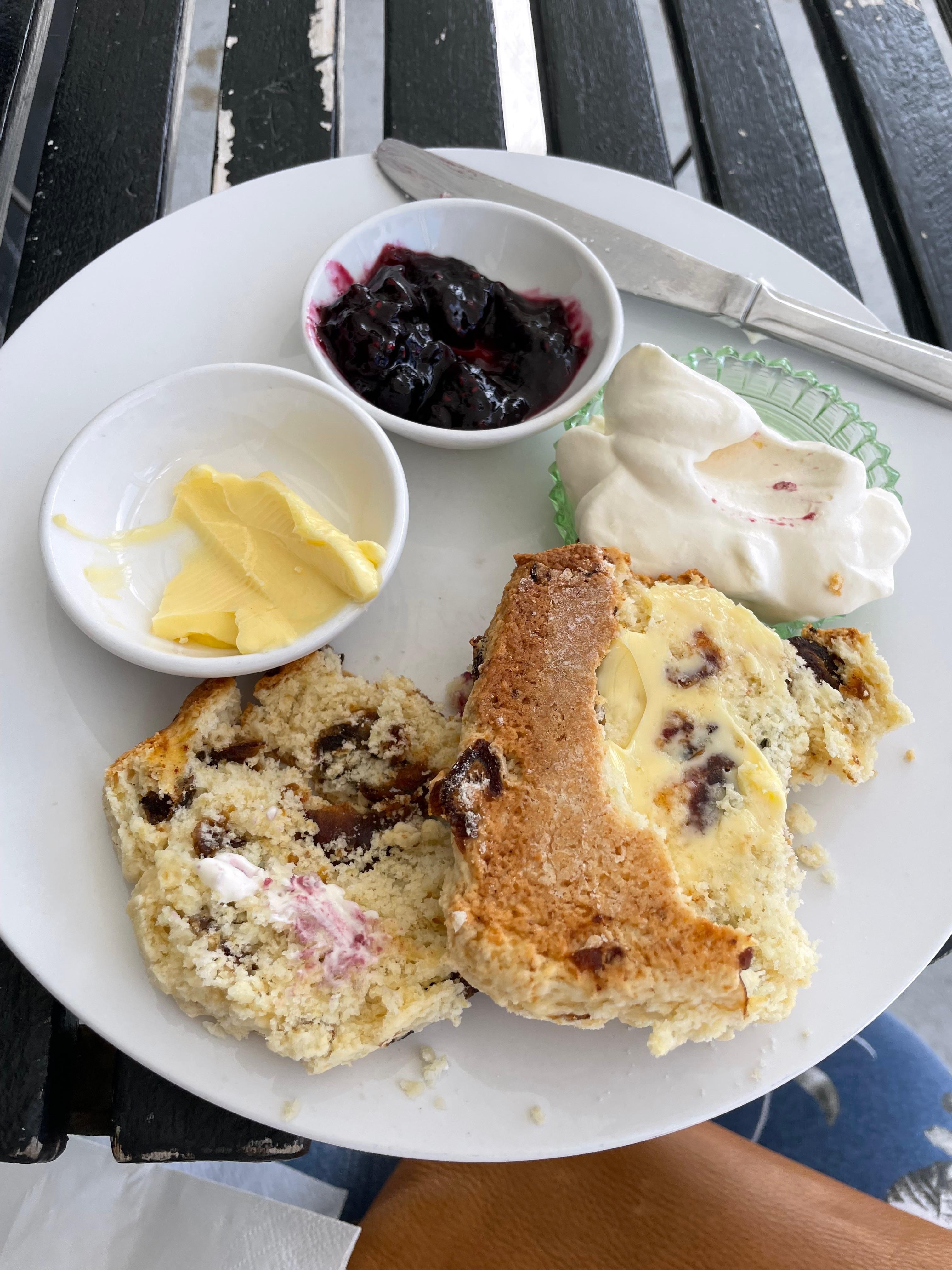 Amazing Date Scones in the township of Metung