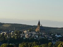 Blick vom Balkon
