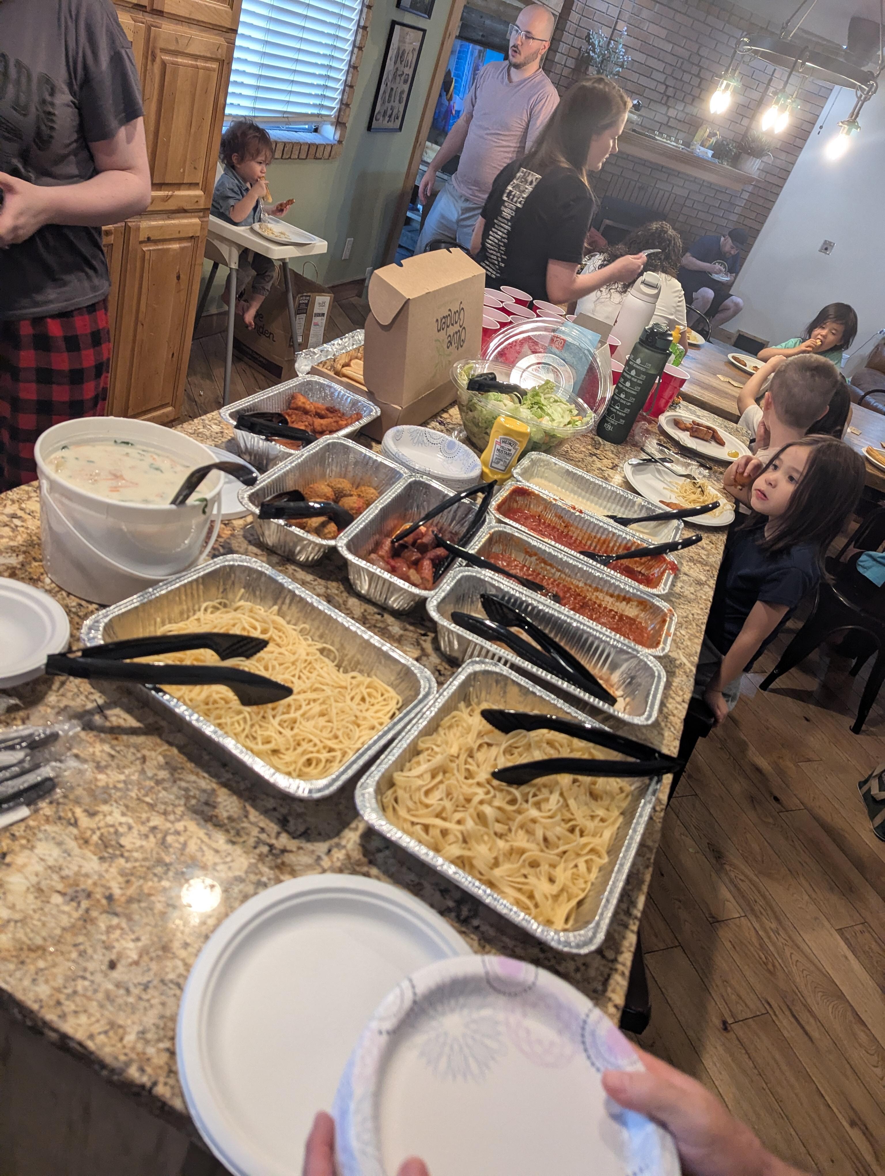 Extra large kitchen island