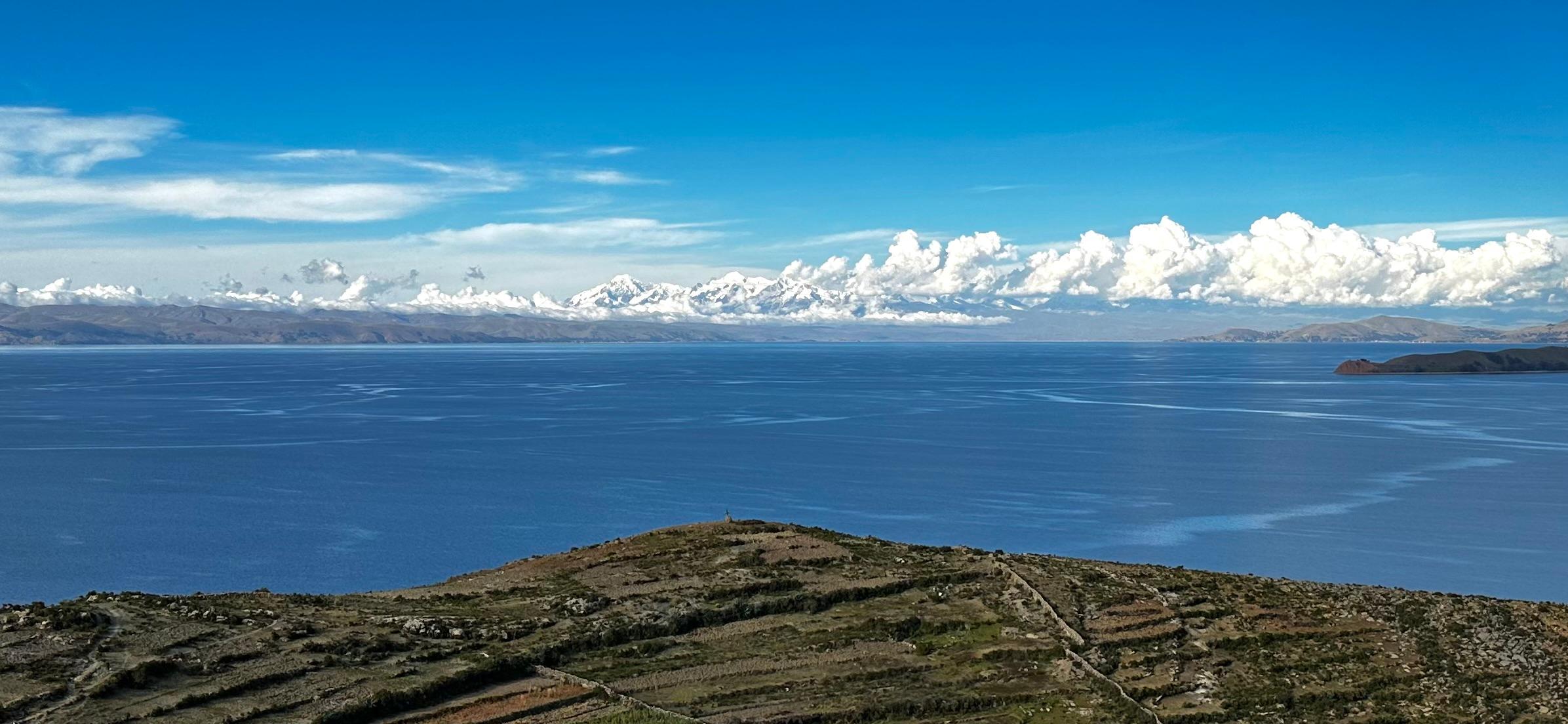 La vue sur les Andes depuis la chambre