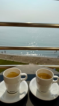 La vista desde el balcón principal