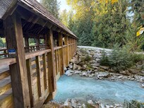 On our walk into the Village.