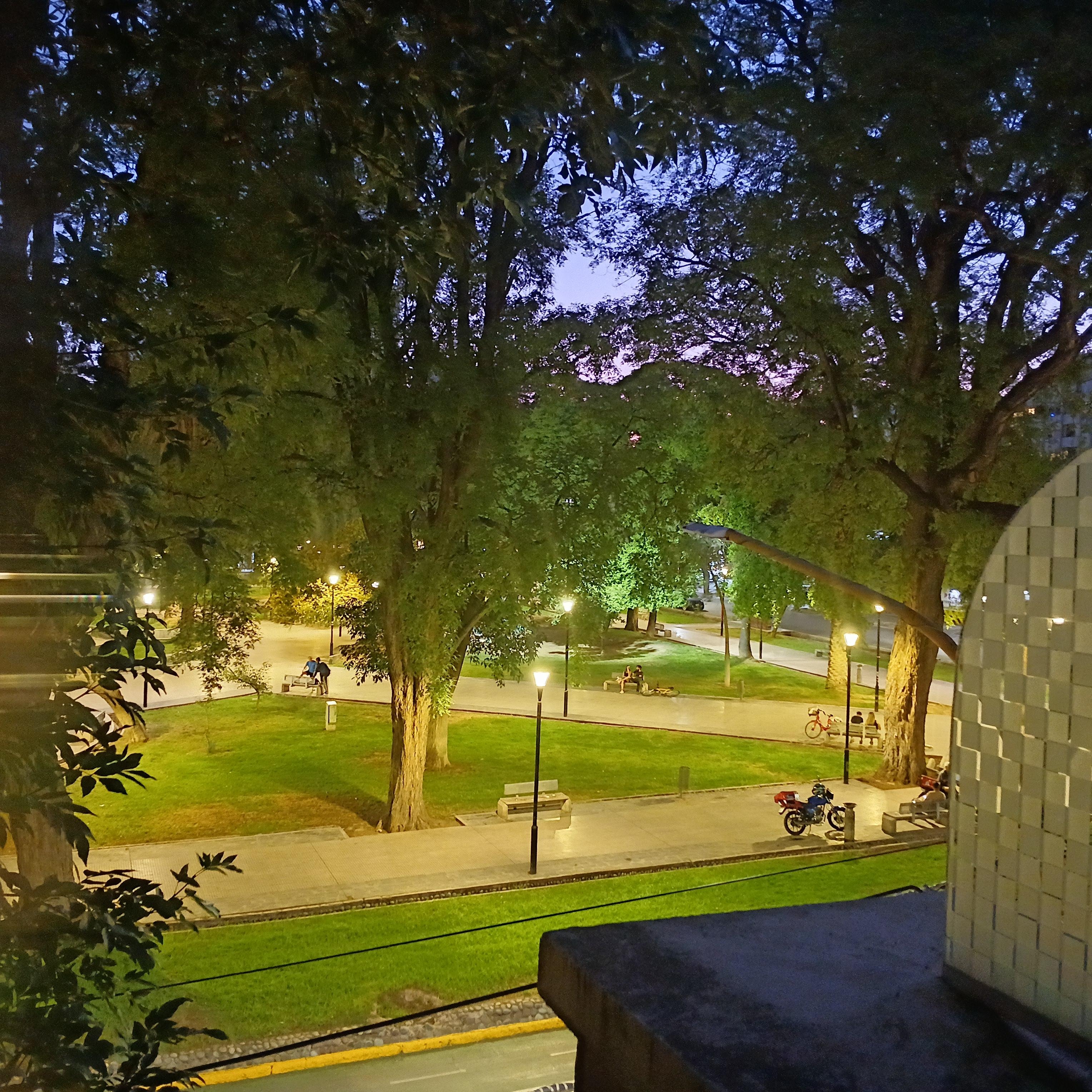 Right across from a quiet park