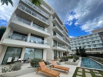 Blick auf die Appartements