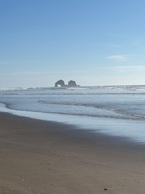 Our view of the beach!