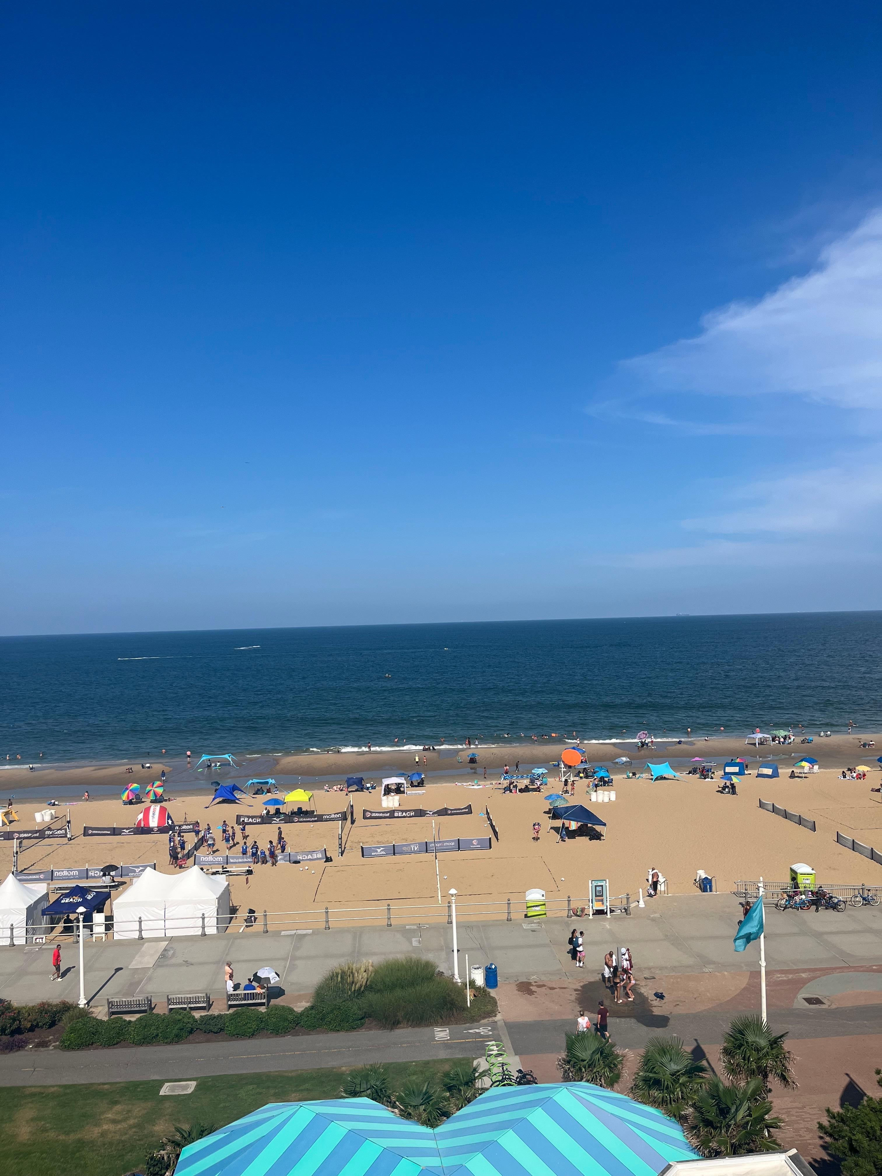 View from our balcony 