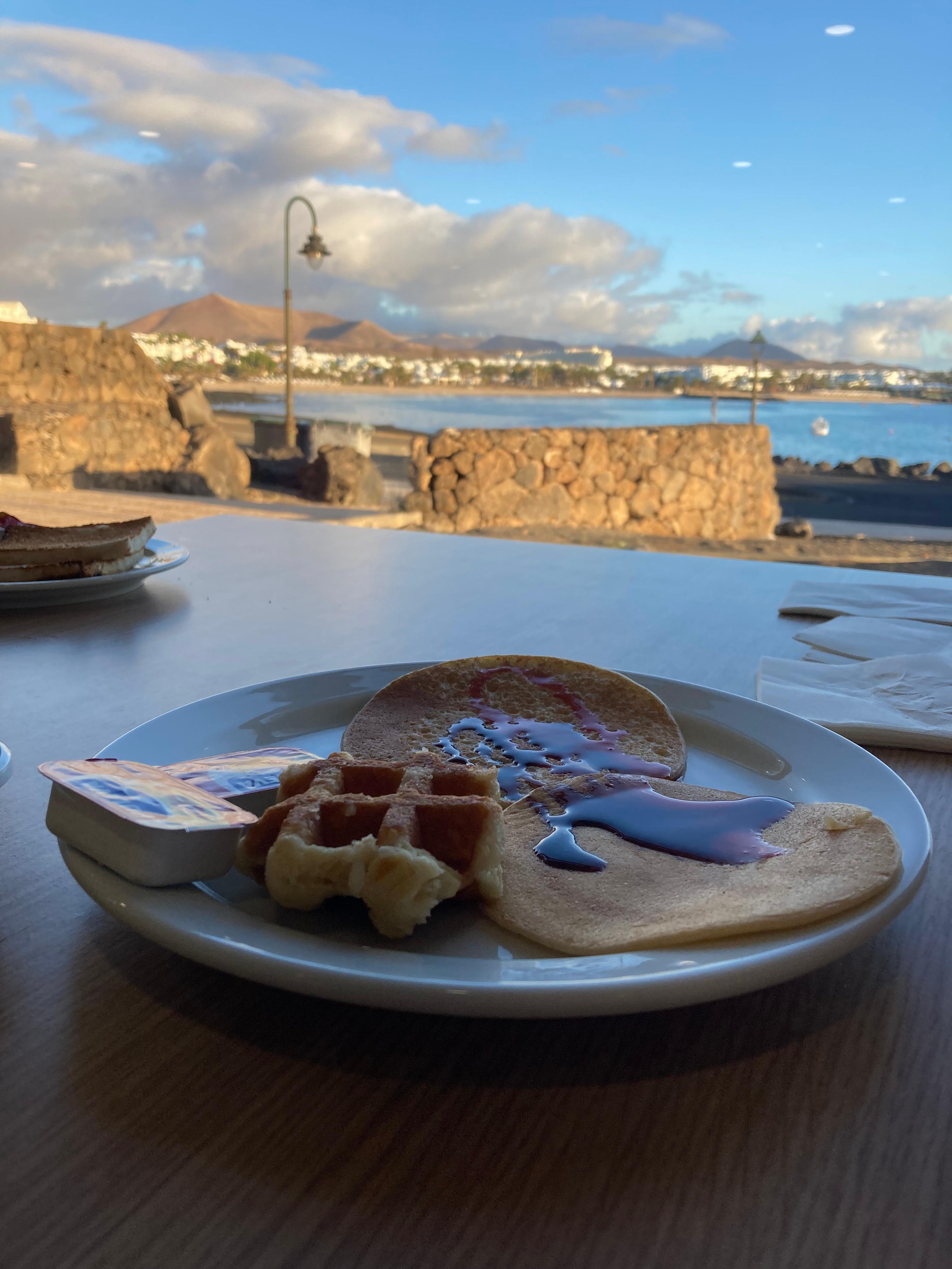 Stunning views at breakfast 