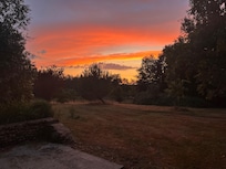 Sunset from pool