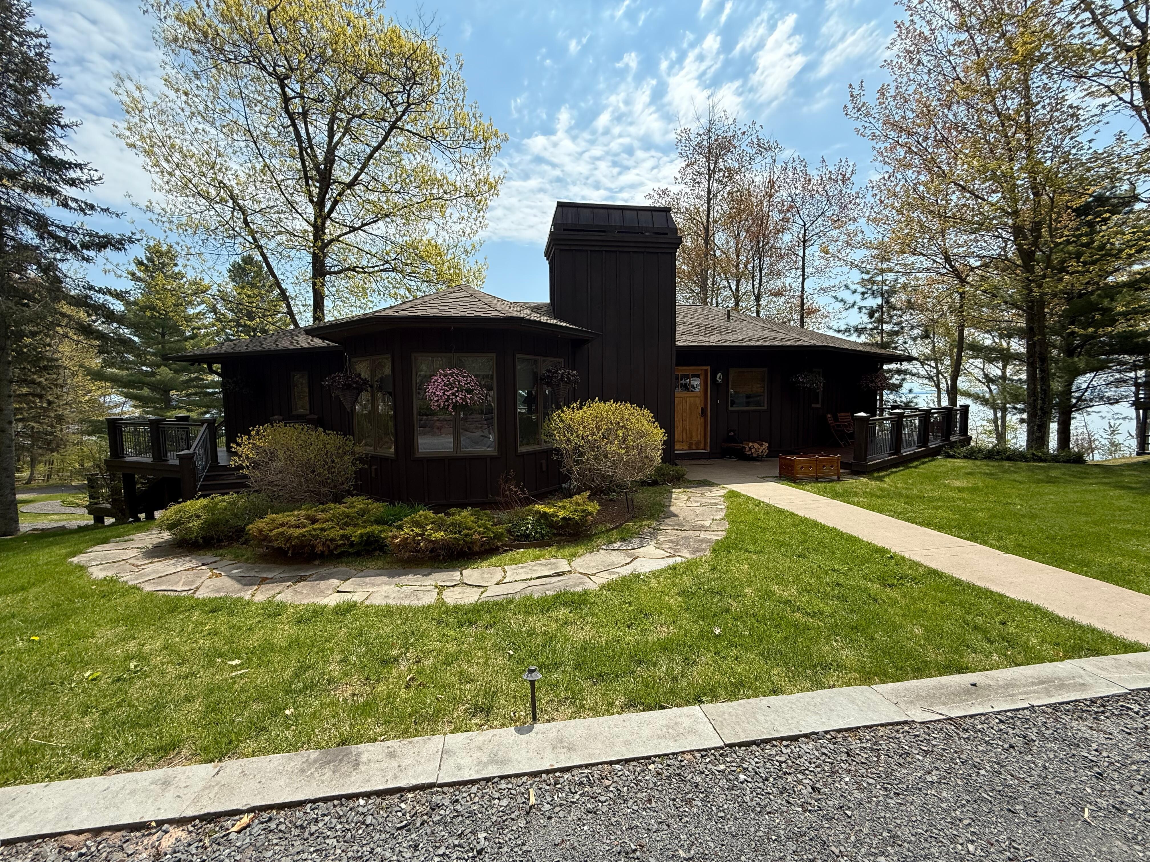 View from front of Main home