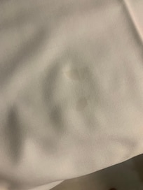 Tache sur le drap
