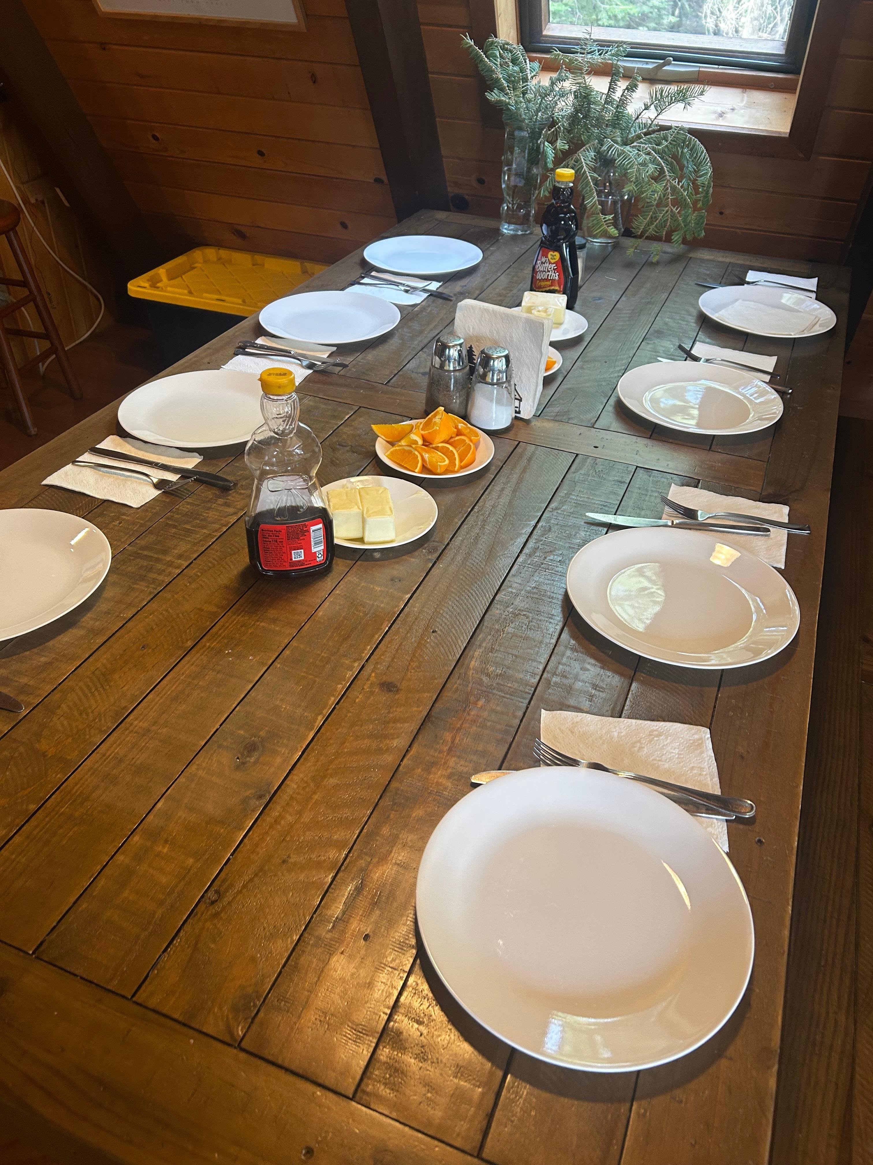 Accommodating eight of us no problem