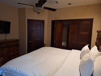 Bedroom with king bed