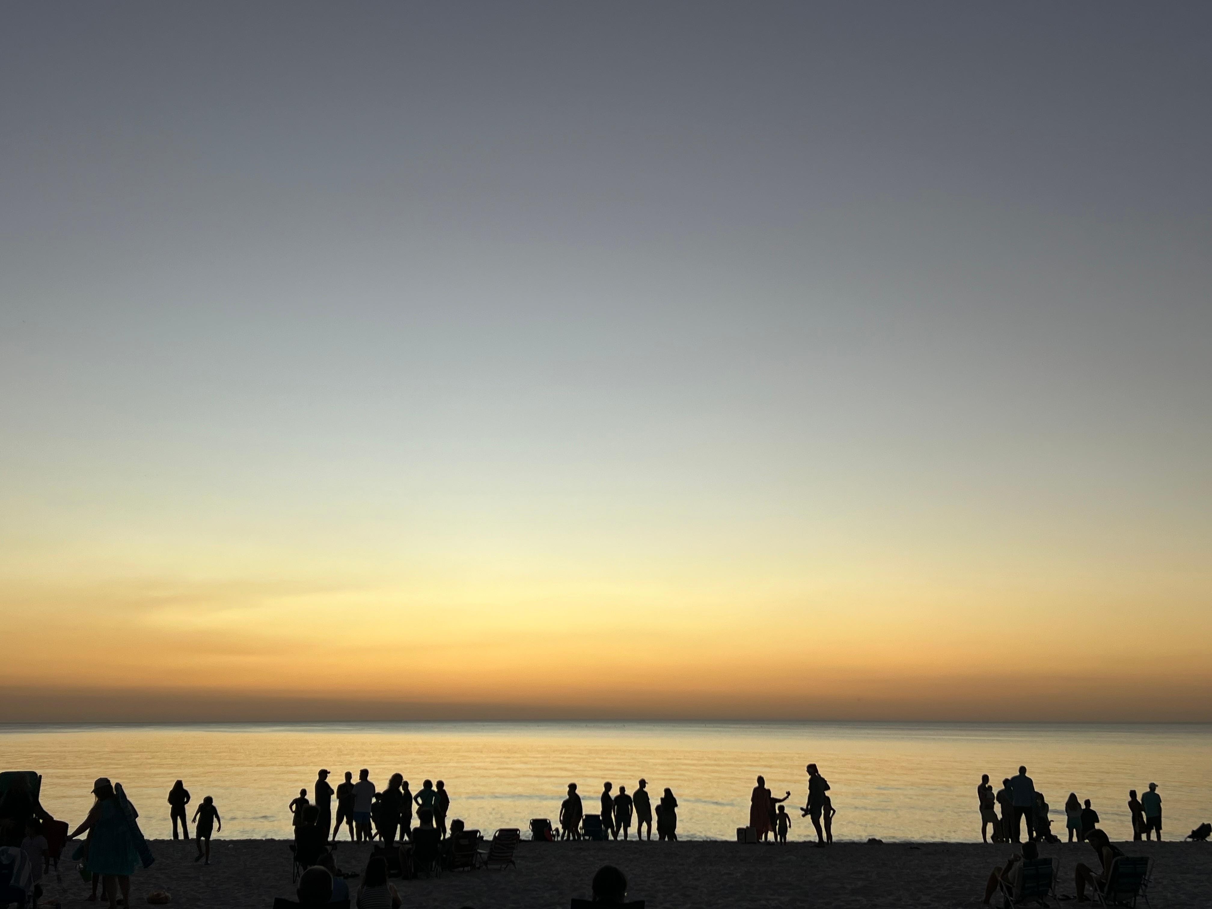 Beautiful sunsets at the beach