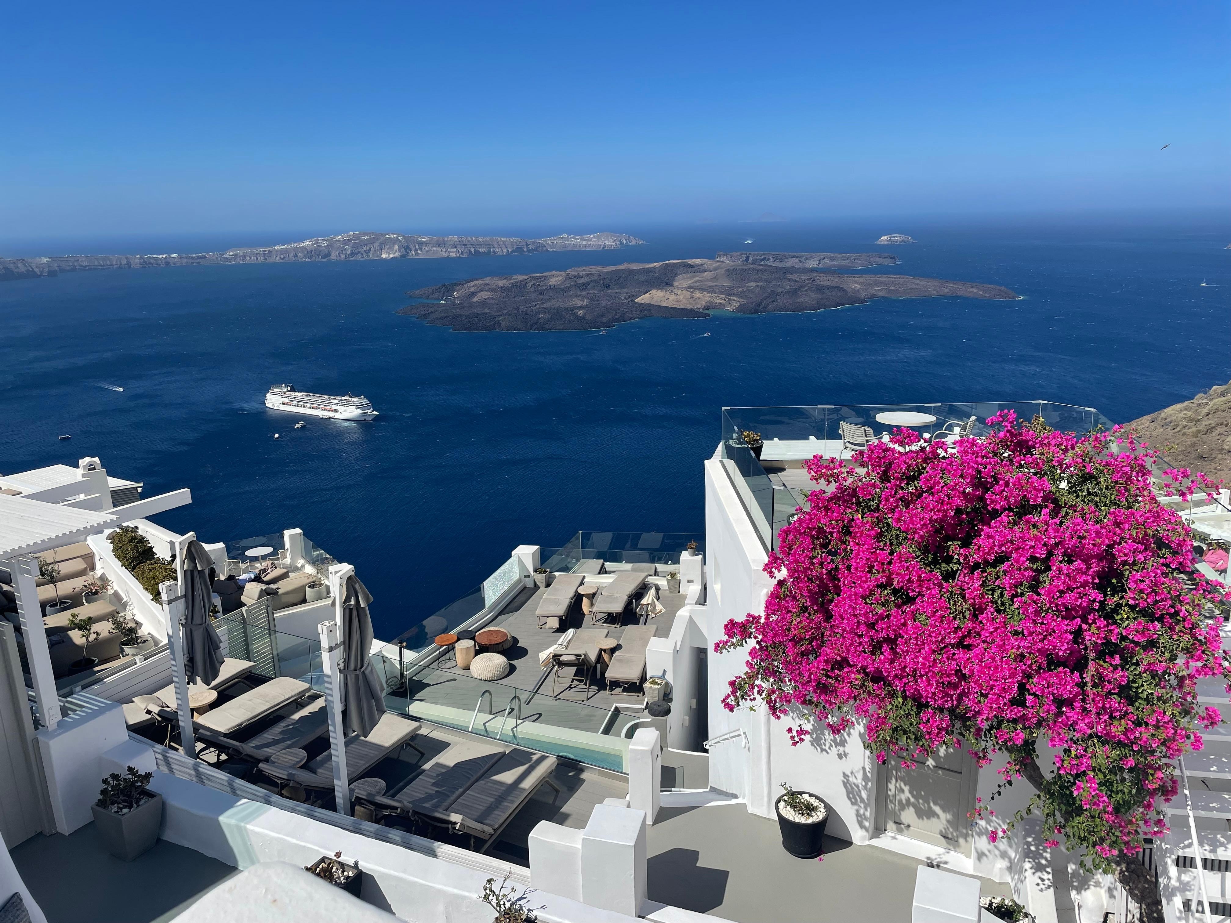 View from our room.