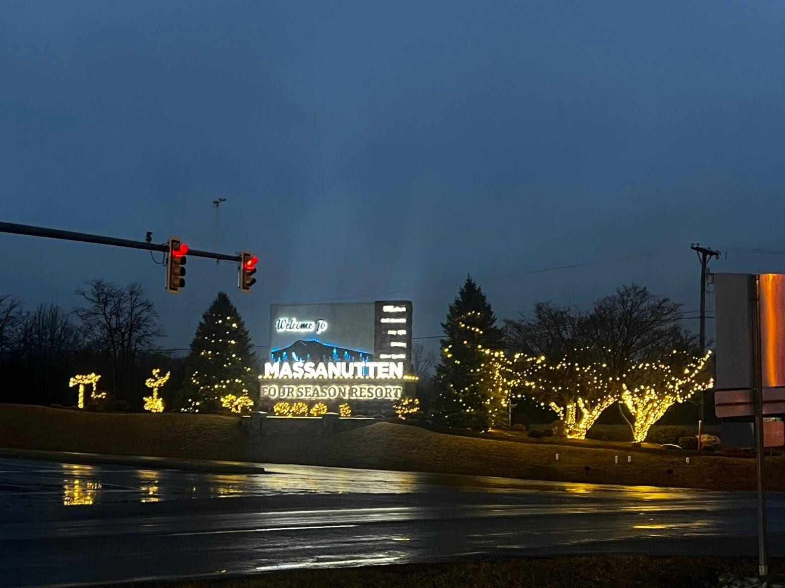 On the way to the house