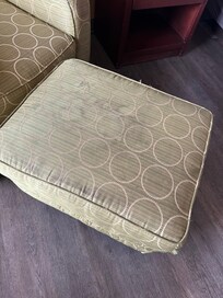 Furniture filthy and grimey