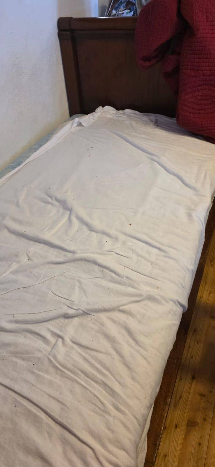 Protege matelas à notre arrivée