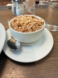 Side of oatmeal.