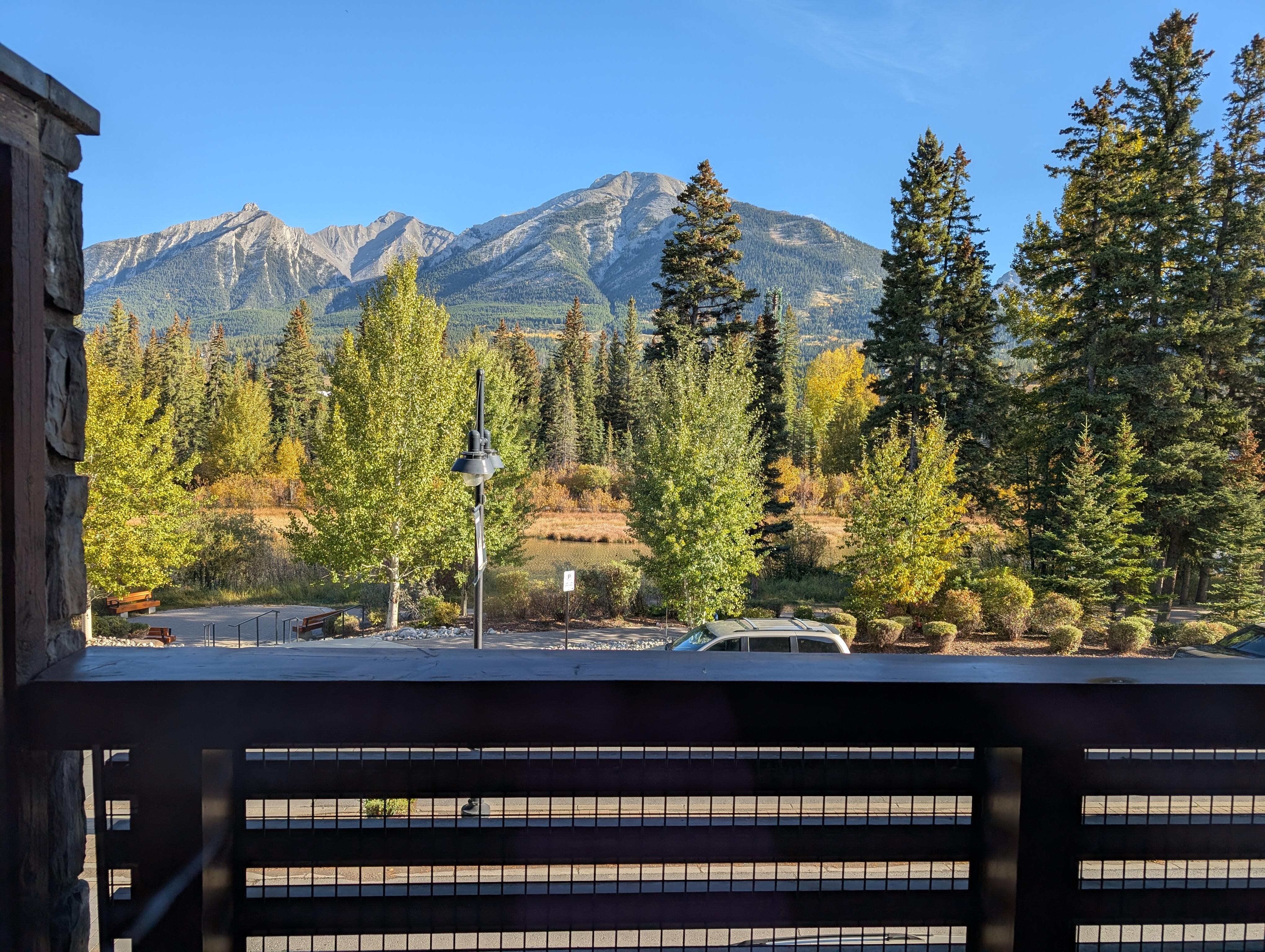 View from our apartment. 