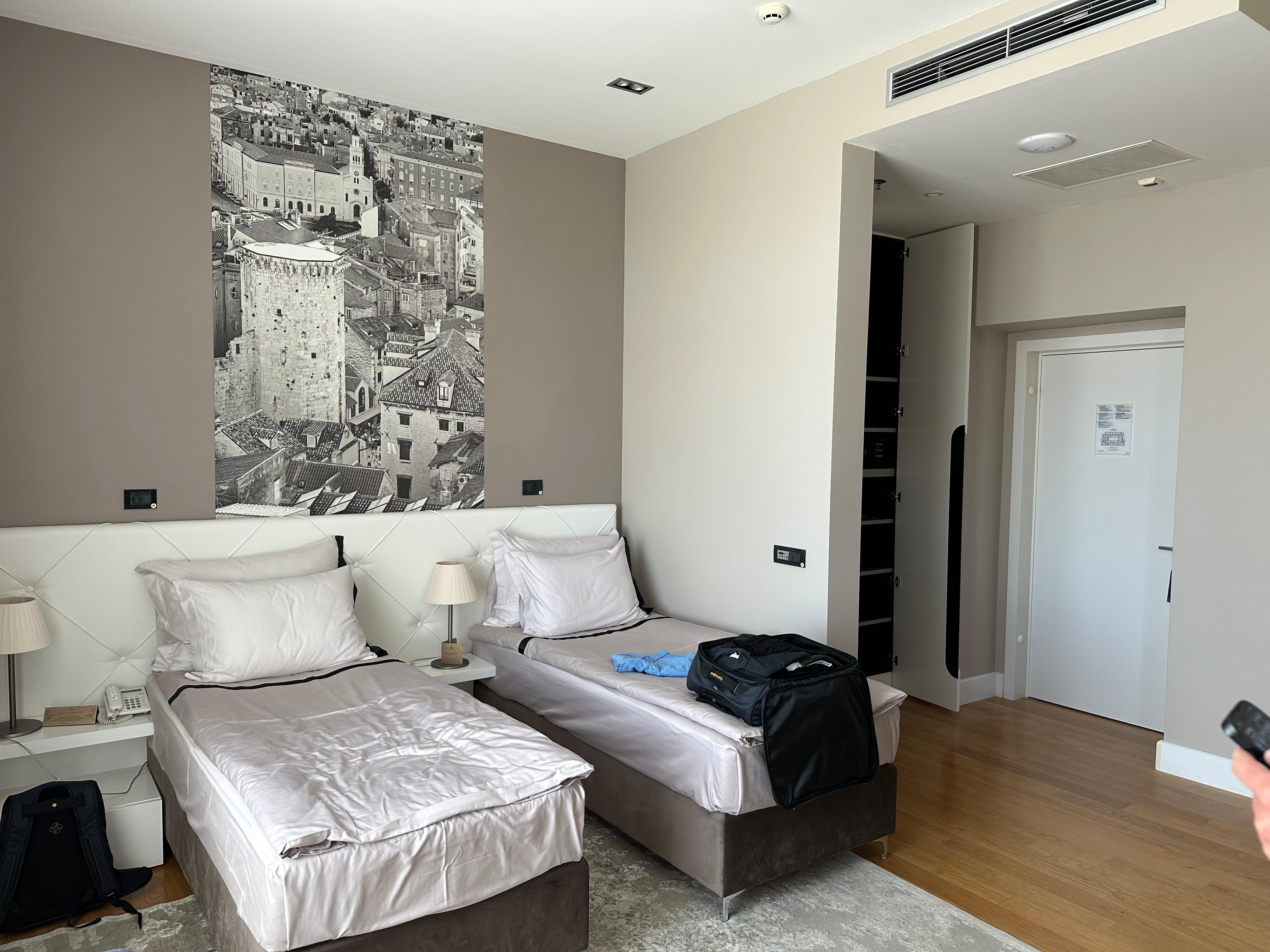 Narrow single beds