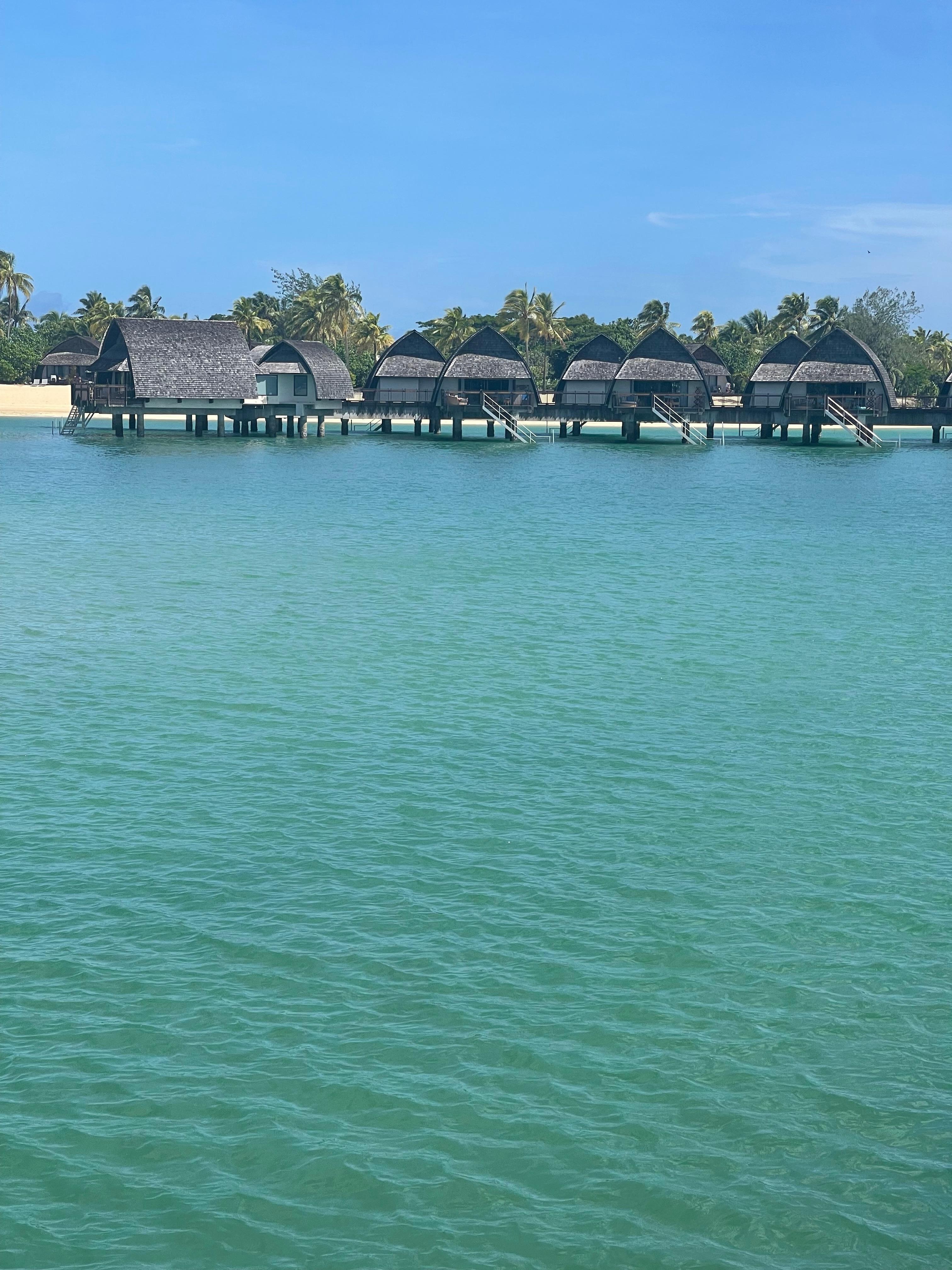 The lagoon outside the duplex 