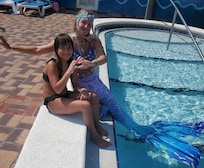 Mermaid pool party