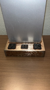 Rusty and decayed accessories and hardware