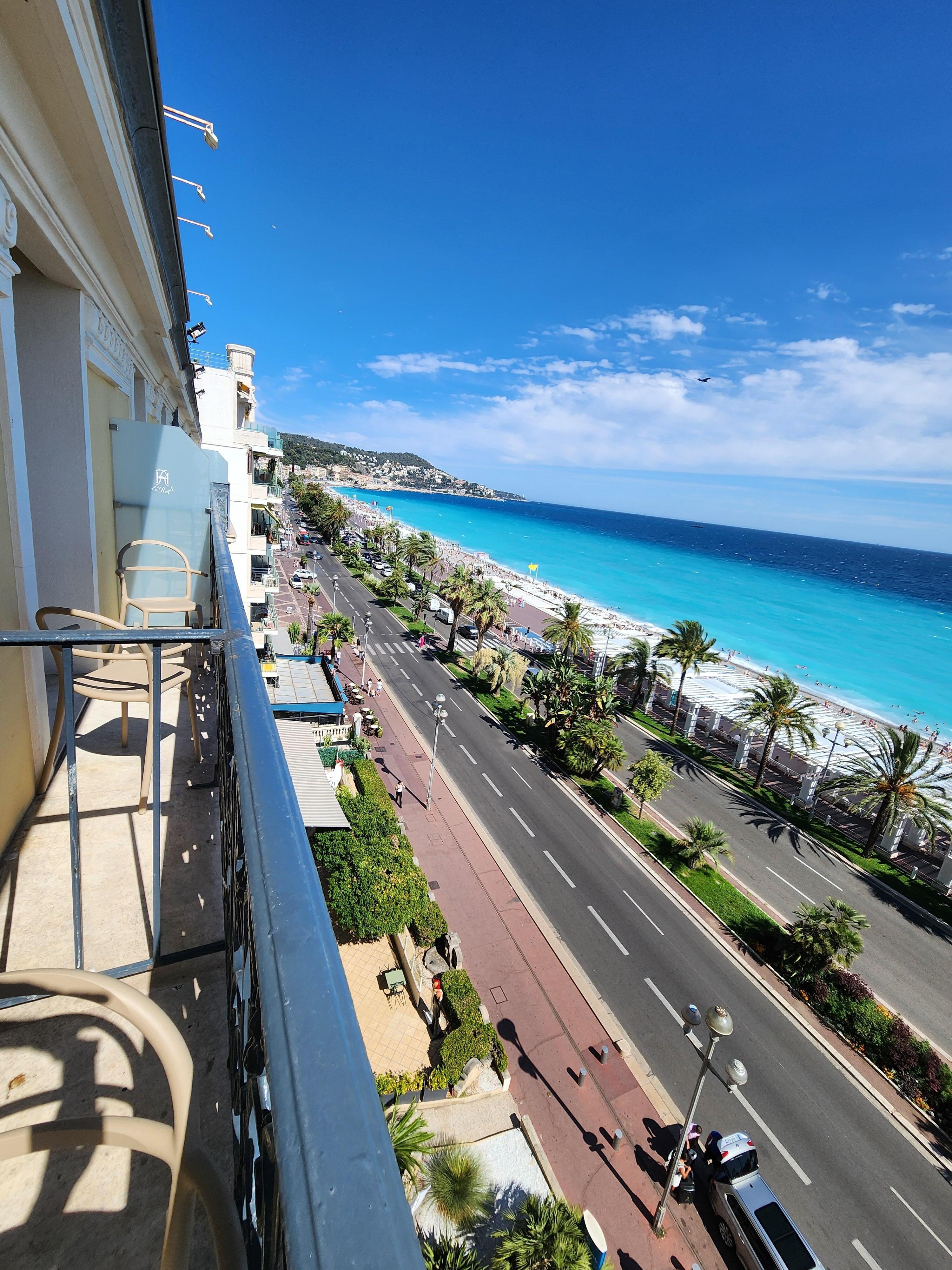 From the balcony of Room 504