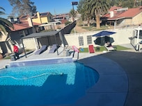 The view from the master bedroom