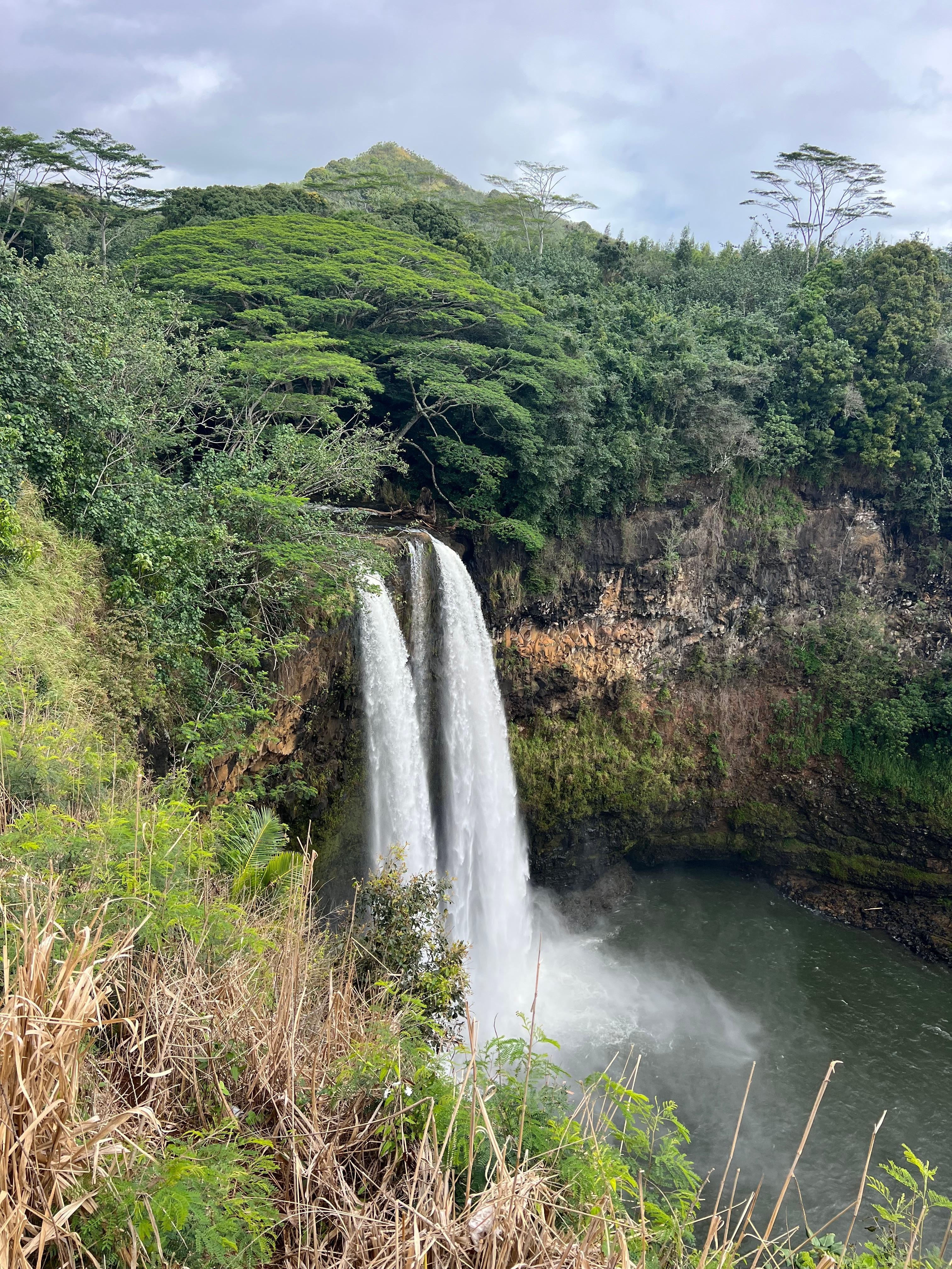 Wailua Falls, 30 minutes away 