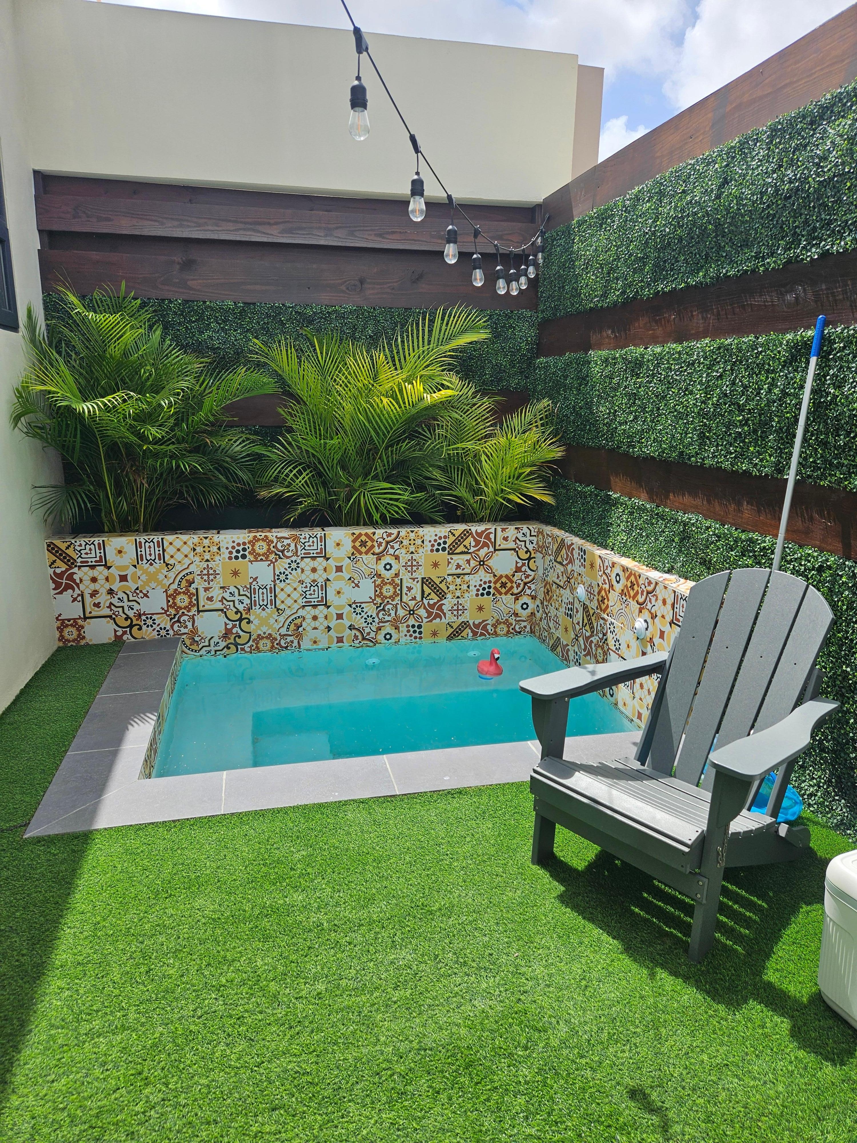 Mini pool at the room, veey nice for refreshing