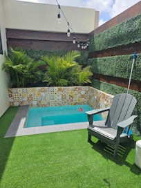 Mini pool at the room, veey nice for refreshing