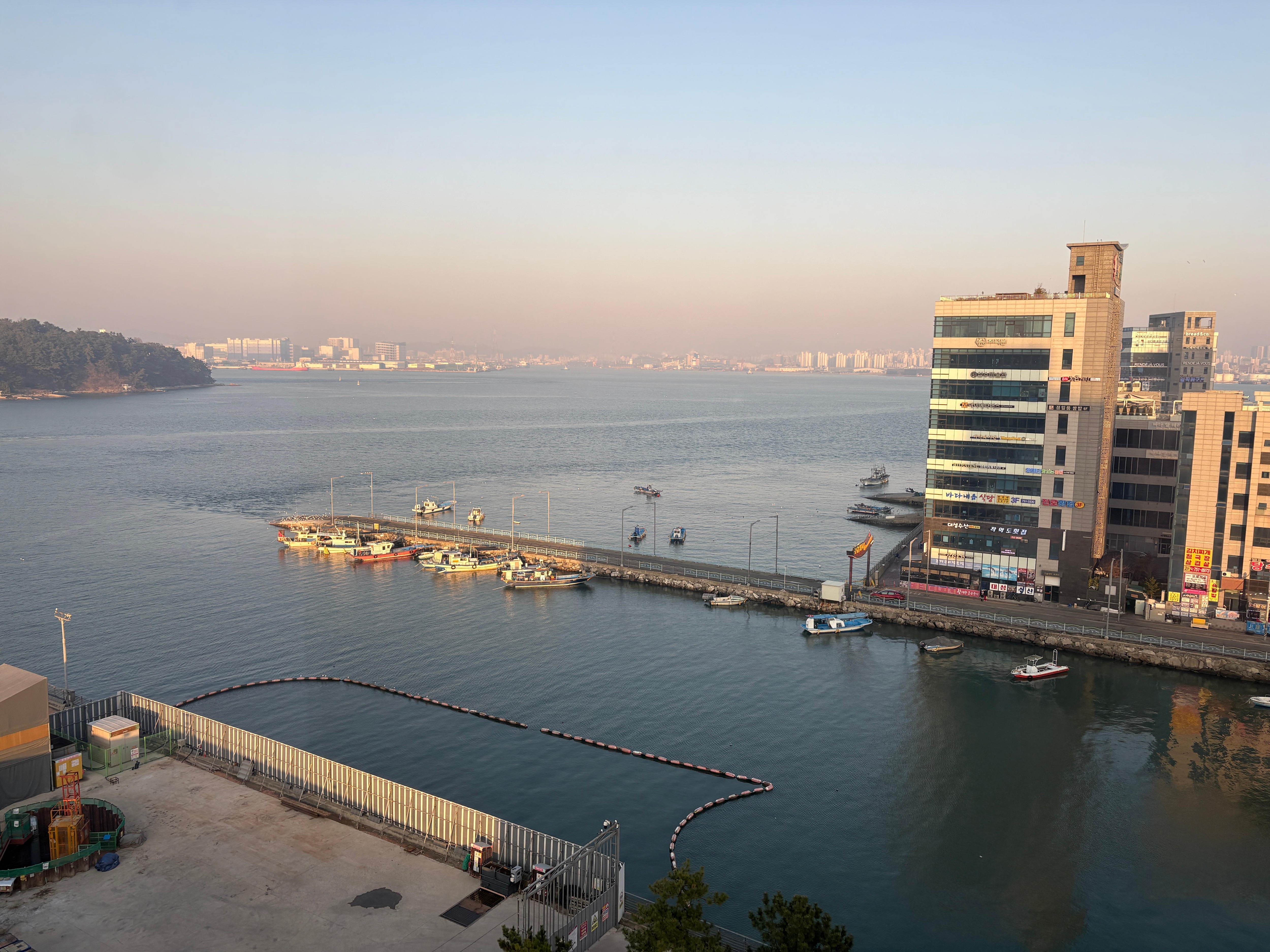 The view from our 9th floor window 