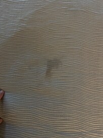 Bed comforter stains