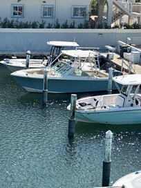 View of the marina from the balcony