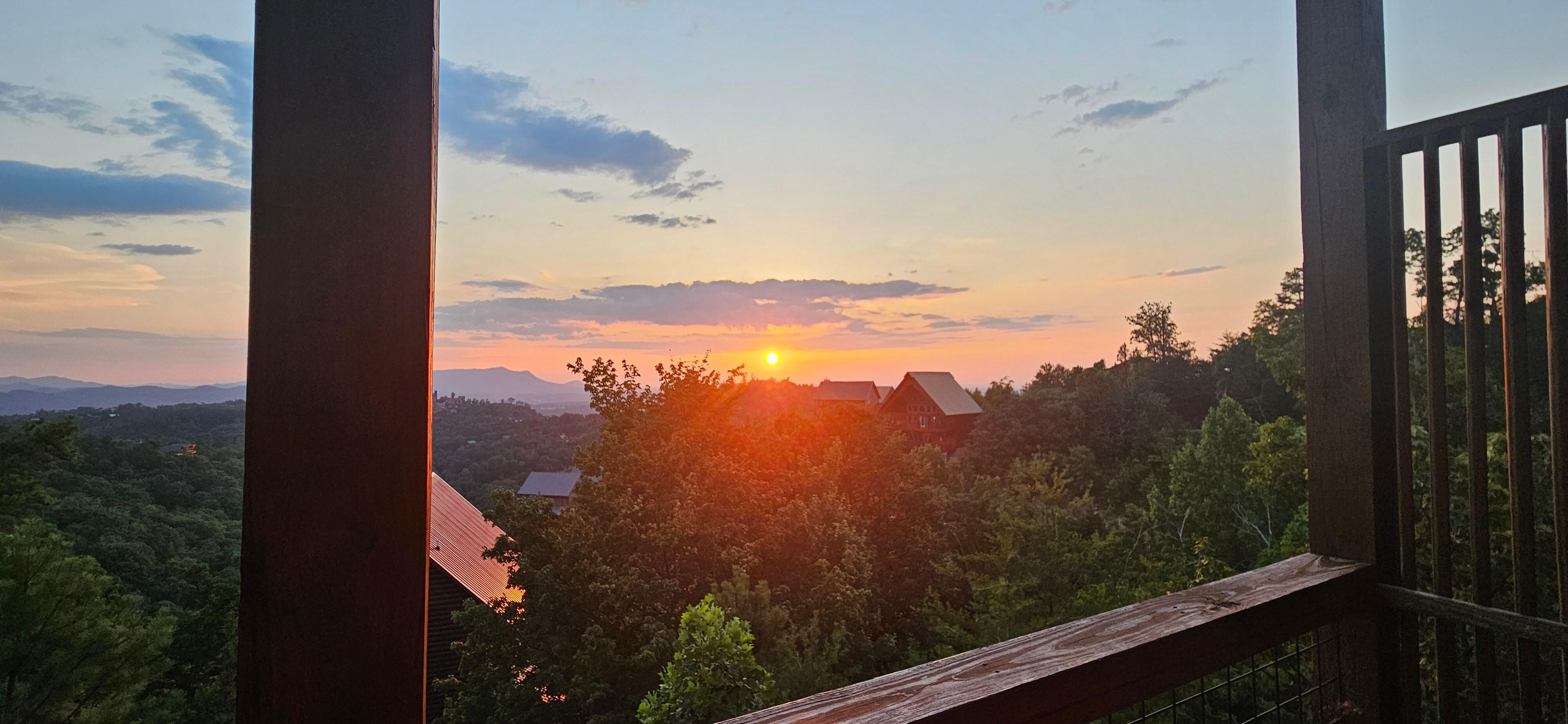 Beautiful sunset! Picture doesnt do it any justice.