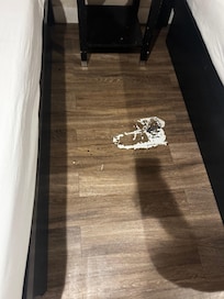 Discoloring on floor