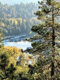 Top deck view of the lake