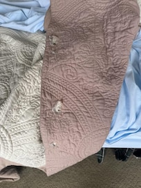 Torn blanket