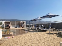 Plage de la piscine du rooftop