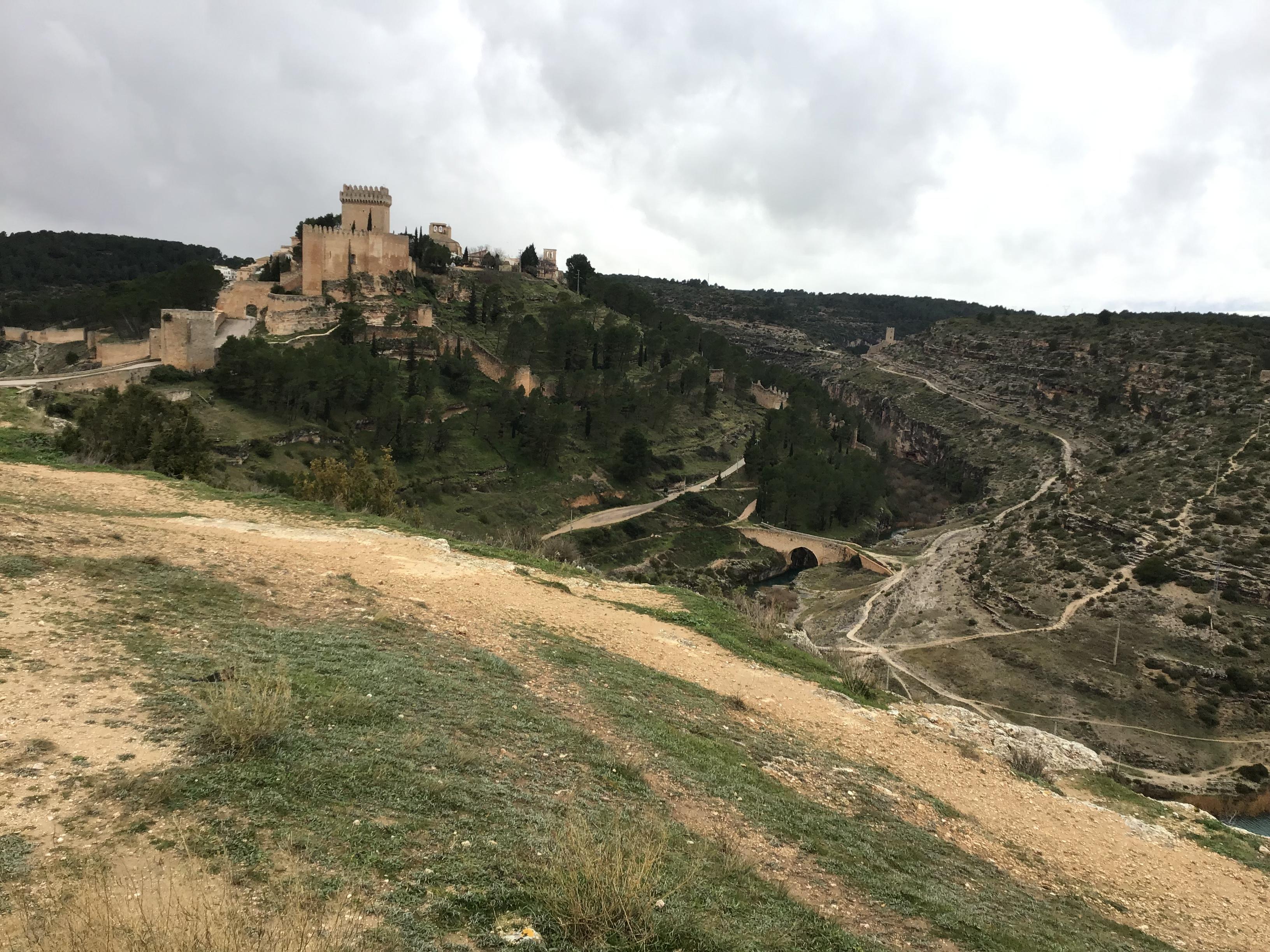 View of the Parador and the village from a distance