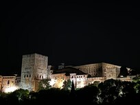 View of the Alhambra from the terrace